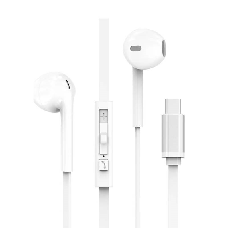 VIDVIE HS666T Handsfree Ακουστικά με Βύσμα Type-C & Ενσωματωμένο Μικρόφωνο & Κουμπί Αύξησης/Μείωσης Έντασης Ήχου - Χρώμα: Λευκό VIDVIE HS666T Handsfree Ακουστικά με Βύσμα Type-C & Ενσωματωμένο Μικρόφωνο & Κουμπί Αύξησης/Μείωσης Έντασης Ήχου - Χρώμα: Λευκό
