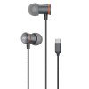 VIDVIE HS677 Handsfree Ακουστικά με Βύσμα Type-C & Ενσωματωμένο Μικρόφωνο & Κουμπί Αύξησης/Μείωσης Έντασης Ήχου - Χρώμα: Μαύρο VIDVIE HS677 Handsfree Ακουστικά με Βύσμα Type-C & Ενσωματωμένο Μικρόφωνο & Κουμπί Αύξησης/Μείωσης Έντασης Ήχου - Χρώμα: Μαύρο