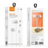 VIDVIE HS678 Handsfree Ακουστικά με Βύσμα Lightning & Ενσωματωμένο Μικρόφωνο & Κουμπί Αύξησης/Μείωσης Έντασης Ήχου - Χρώμα: Λευκό VIDVIE HS678 Handsfree Ακουστικά με Βύσμα Lightning & Ενσωματωμένο Μικρόφωνο & Κουμπί Αύξησης/Μείωσης Έντασης Ήχου - Χρώμα: Λευκό