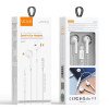 VIDVIE HS667 Handsfree Ακουστικά με Βύσμα Lightning & Ενσωματωμένο Μικρόφωνο & Κουμπί Αύξησης/Μείωσης Έντασης Ήχου - Χρώμα: Λευκό VIDVIE HS667 Handsfree Ακουστικά με Βύσμα Lightning & Ενσωματωμένο Μικρόφωνο & Κουμπί Αύξησης/Μείωσης Έντασης Ήχου - Χρώμα: Λευκό