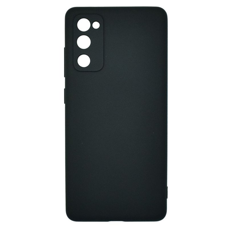 Θήκη Πλάτης Σιλικόνης Soft για Samsung Galaxy A03S - Χρώμα: Μαύρο