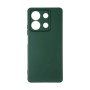 Θήκη Πλάτης Σιλικόνης Soft για Xiaomi Redmi Note 13 5G - Χρώμα: Σκούρο Πράσινο