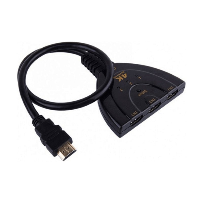 Andowl Q-HD30 Μετατροπέας HDMI 4K HD - HDTV Switch - Χρώμα: Μαύρο
