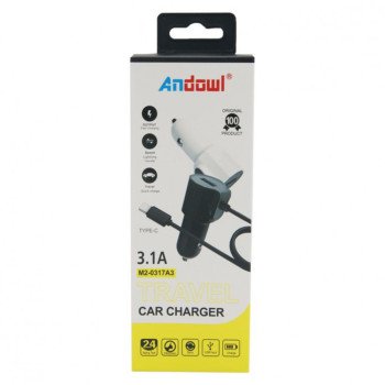 Andowl Φορτιστής Αυτοκινήτου με μία Θύρα USB μαζί με Καλώδιο micro-USB Χρώμα: Λευκό M2-0317A1 Andowl Φορτιστής Αυτοκινήτου με μία Θύρα USB μαζί με Καλώδιο micro-USB Χρώμα: Λευκό M2-0317A1