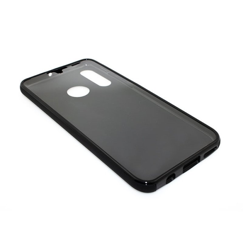 Πλήρης κάλυψη 360° εμπρός & πίσω για Huawei P30 Lite - Χρώμα: Μαύρο
