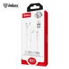 INKAX OE-01 In-ear Handsfree με Βύσμα Lighting - Χρώμα: Λευκό