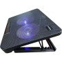 Factory N99 Cooling Pad για Laptop έως 17" με 2 Ανεμιστήρες & Φωτισμό - Χρώμα: Μαύρο
