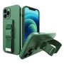 Θήκη Σιλικόνης Πλάτης με Ζώνη για i Phone 13 Pro Max - Χρώμα: Πράσινο