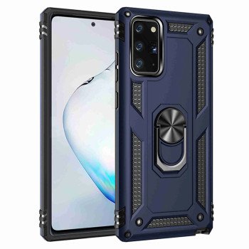 Σκληρή Θήκη Πλάτης Armor με Βάση Στήριξης για Samsung Galaxy Note 20 Ultra - Χρώμα: Σκούρο Μπλέ