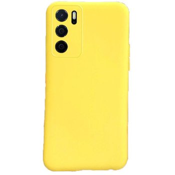 Θήκη Πλάτης Σιλικόνης Soft για Oppo A54S - Χρώμα: Κίτρινο