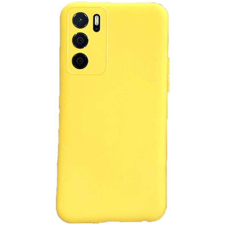 Θήκη Πλάτης Σιλικόνης Soft για Oppo A54S - Χρώμα: Κίτρινο