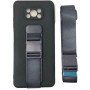 Θήκη Σιλικόνης Πλάτης με Ζώνη για Xiaomi Poco X3 / X3 Pro - Χρώμα: Σκούρο Μπλε