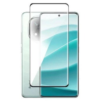 Full Cover Full Glue Τζαμάκι Προστασίας Οθόνης για Xiaomi Redmi Note 15 - Χρώμα: Μαύρο