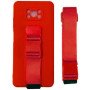 Θήκη Σιλικόνης Πλάτης με Ζώνη για Xiaomi Poco X3 / X3 Pro - Χρώμα: Κόκκινο