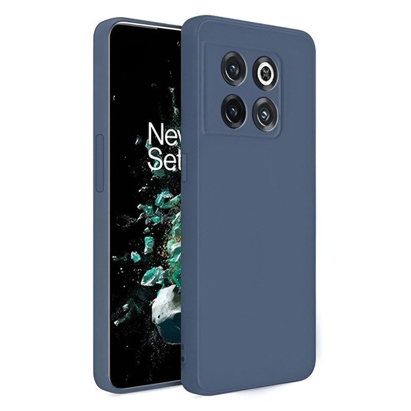 Θήκη Πλάτης Σιλικόνης Soft για Oneplus 10T - Χρώμα: Σκούρο Μπλε