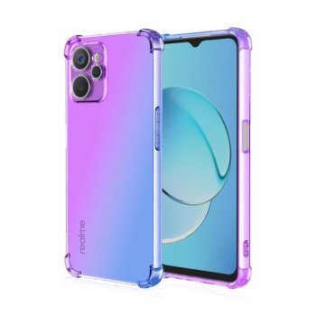 Θήκη Πλάτης Σιλικόνης Anti Shock για Realme 9i - Χρώμα: Διάφανο