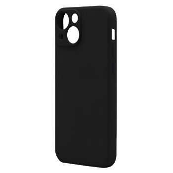 Θήκη Πλάτης Σιλικόνης Απλή για Apple i Phone 13 Mini - Χρώμα: Μαύρο
