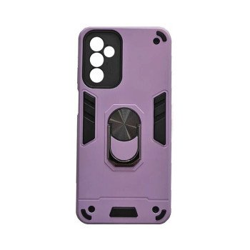 Σκληρή Θήκη Πλάτης Armor με Βάση Στήριξης για Samsung Galaxy A34 - Χρώμα: Λιλά