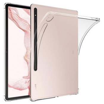 Θήκη Πλάτης Σιλικόνης Anti Shock για Samsung Galaxy S7 Plus / S8 Plus T970/ X800/ T730 - Χρώμα: Διάφανο