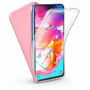Πλήρης κάλυψη 360° εμπρός & πίσω για Xiaomi Redmi Note 10/Note 10S - Χρώμα: Ρόζ