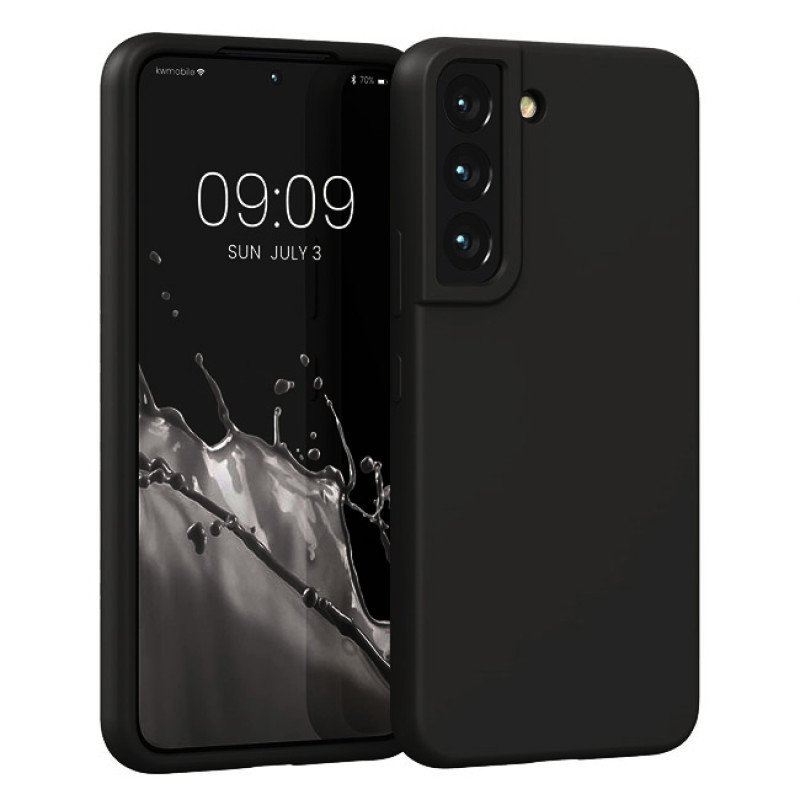 Θήκη Πλάτης Σιλικόνης Soft HQ για Samsung Galaxy S22 Χρώμα: Μαύρο