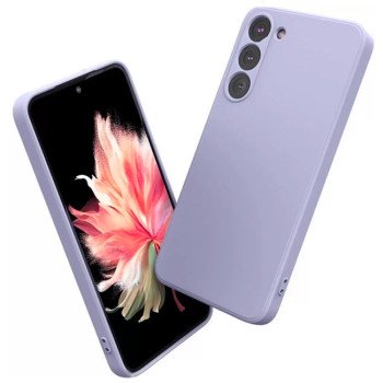 Θήκη Πλάτης Σιλικόνης Soft για Samsung Galaxy S24 - Χρώμα: Απαλό Λιλά