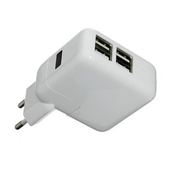 Φορτιστής USB 4 Θυρών Ports USB Charger YH-01870 - Χρώμα: Άσπρο