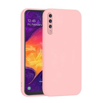 Θήκη Πλάτης Σιλικόνης Soft για Samsung Galaxy A50 - Χρώμα: Ροζ