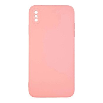 Θήκη Πλάτης Σιλικόνης Soft για Apple i Phone Xs Max - Χρώμα: Ρόζ