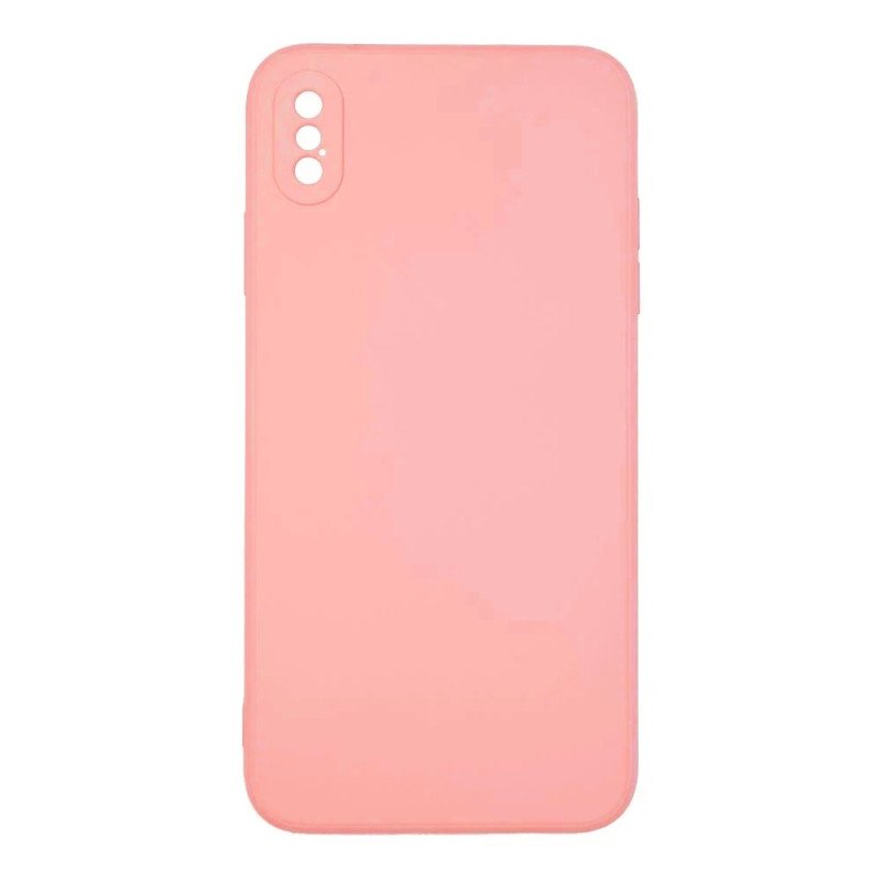 Θήκη Πλάτης Σιλικόνης Soft για Apple i Phone Xs Max - Χρώμα: Ρόζ