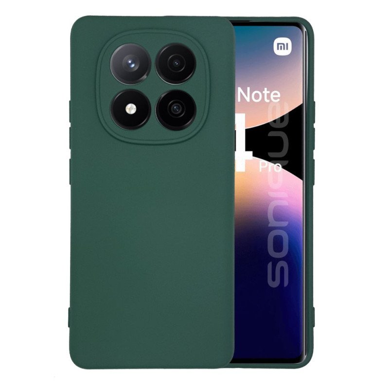 Θήκη Πλάτης Σιλικόνης Soft για Xiaomi Redmi Note 15 Pro 5G - Χρώμα: Σκούρο Πράσινο