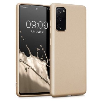 Θήκη Πλάτης Σιλικόνης Απλή για Samsung Galaxy A03S - Χρώμα: Κρέμ