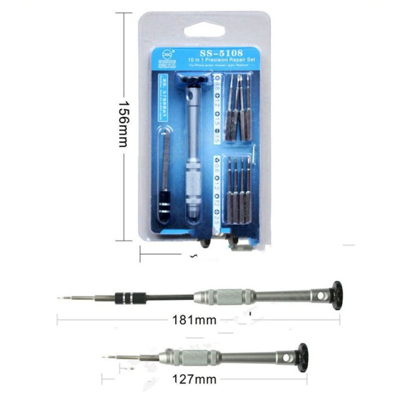 Sunshine SS-5108 Κατσαβίδι με 9 Εναλλασσόμενες Μύτες Sunshine SS-5108 Κατσαβίδι με 9 Εναλλασσόμενες Μύτες