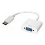 Μετατροπέας Display Port σε VGA DisplayPort Male σε VGA Female - Χρώμα Λευκό