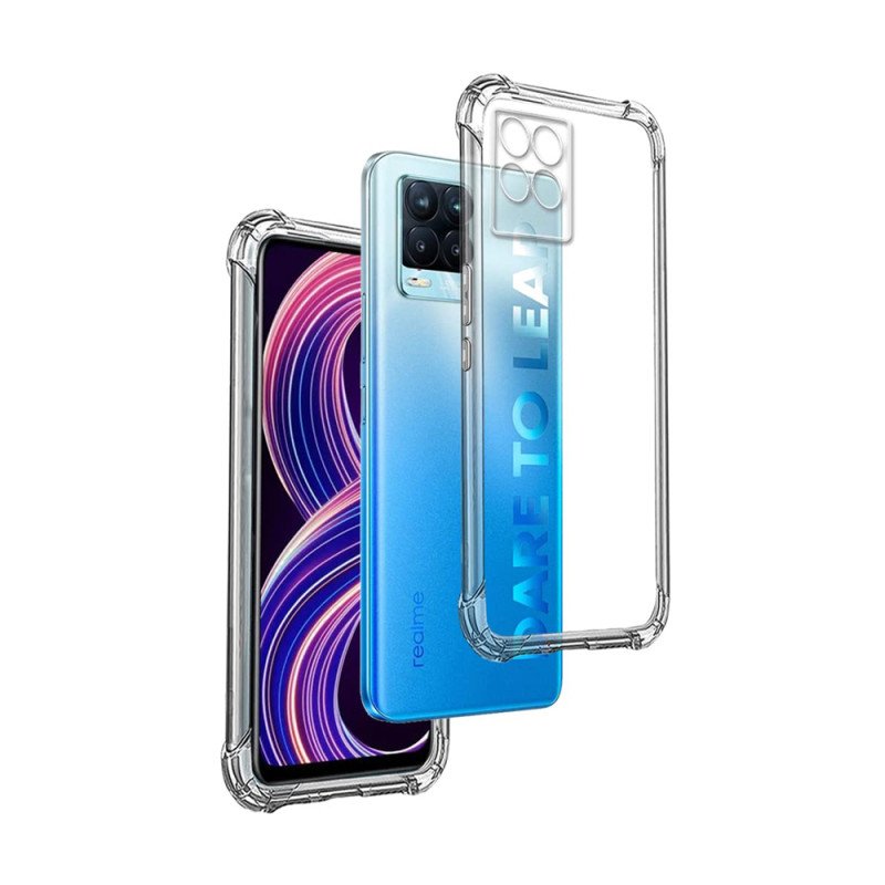 Θήκη Πλάτης Σιλικόνης Anti Shock για Realme 8I - Χρώμα: Διάφανο
