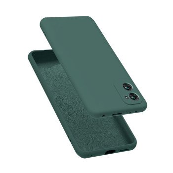 Θήκη Πλάτης Σιλικόνης Soft για Realme C33 - Χρώμα: Σκούρο Πράσινο
