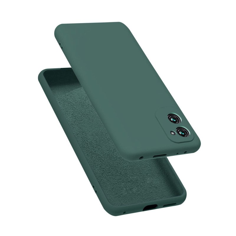 Θήκη Πλάτης Σιλικόνης Soft για Realme C33 - Χρώμα: Σκούρο Πράσινο