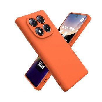 Θήκη Πλάτης Σιλικόνης Soft για Xiaomi Redmi Note 15 Pro Plus 5G - Χρώμα: Πορτοκαλί