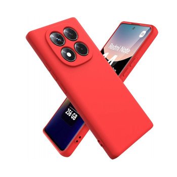 Θήκη Πλάτης Σιλικόνης Soft για Xiaomi Redmi Note 15 Pro Plus 5G - Χρώμα: Κόκκινο