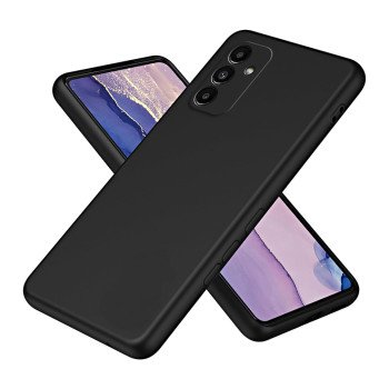 Θήκη Πλάτης Σιλικόνης Απλή για Samsung Galaxy M14 - Χρώμα: Μαύρο
