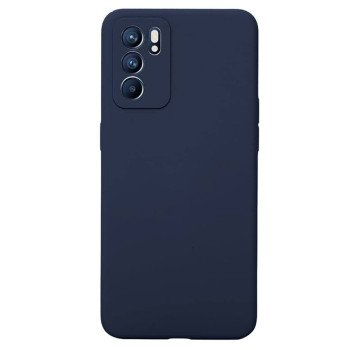 Θήκη Πλάτης Σιλικόνης Soft για Oppo Reno6 5G - Χρώμα: Σκούρο Μπλε