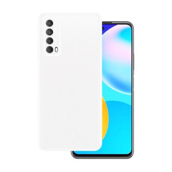 Θήκη Πλάτης Σιλικόνης Απλή για Huawei P Smart 2021 - Χρώμα: Λευκό