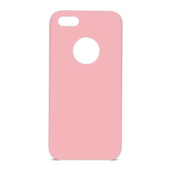 Θήκη Πλάτης Σιλικόνης Απλή για Iphone 6/6S - Χρώμα: Ρόζ