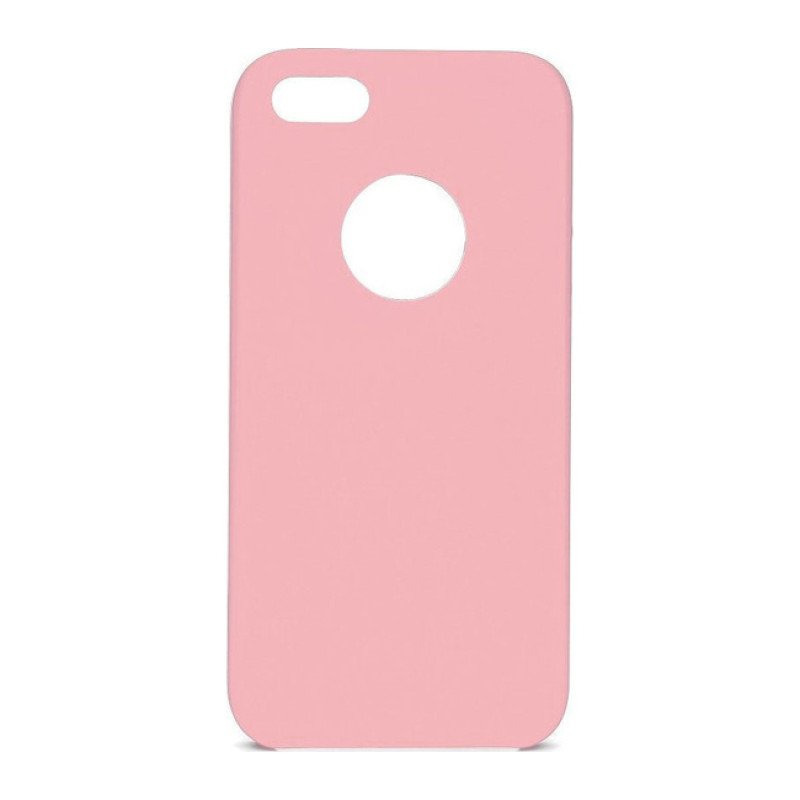 Θήκη Πλάτης Σιλικόνης Απλή για Iphone 6/6S - Χρώμα: Ρόζ