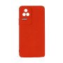 Θήκη Πλάτης Σιλικόνης Soft για Xiaomi Poco F4 - Χρώμα: Κόκκινο