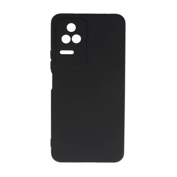 Θήκη Πλάτης Σιλικόνης Soft για Xiaomi Poco F4 - Χρώμα: Μαύρο