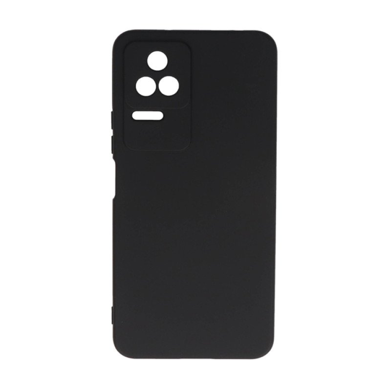 Θήκη Πλάτης Σιλικόνης Soft για Xiaomi Poco F4 - Χρώμα: Μαύρο