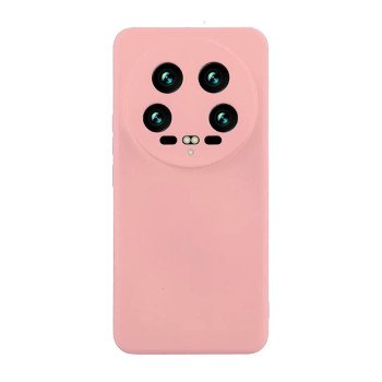 Θήκη Πλάτης Σιλικόνης Απλή για Xiaomi 14 Ultra - Χρώμα: Ροζ
