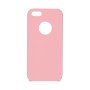 Θήκη Πλάτης Σιλικόνης Απλή για Iphone 5/5S/5C - Χρώμα: Ρόζ