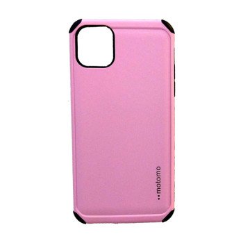 Σκληρή Θήκη Πλάτης Motomo για Apple i Phone 11 Pro Max - Χρώμα: Ρόζ